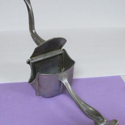Vintage Pewter Gravy Pan, Wearever Metal Juicer, Metal Hot Water Bottle Star Brand