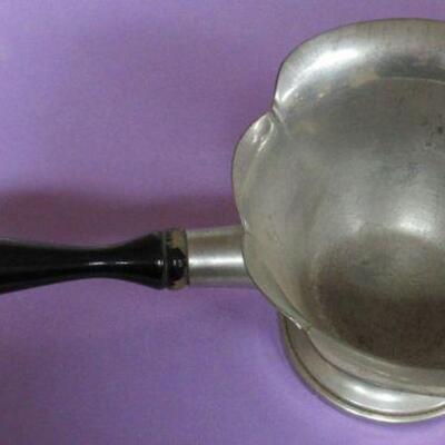 Vintage Pewter Gravy Pan, Wearever Metal Juicer, Metal Hot Water Bottle Star Brand