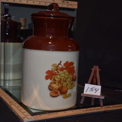 McCoy 1973 Canister Fruit Festival with Cover 