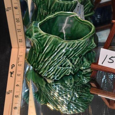 McCoy 1950 Green Stump Planter 
