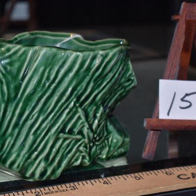 McCoy 1950 Green Stump Planter 