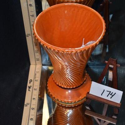 McCoy 1962 Swirl vase Swirl-line 
