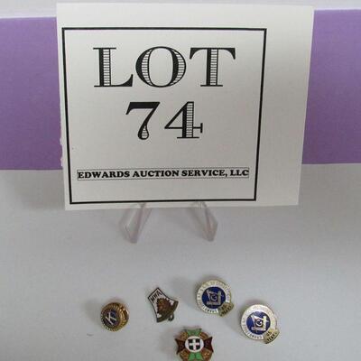 Vintage Small Pins, Masons, Kewanis, MWA,SFBI