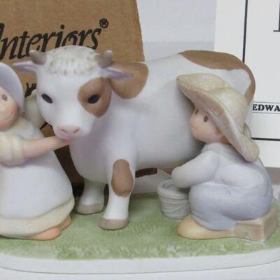 Home Interiors Figure With Cow
