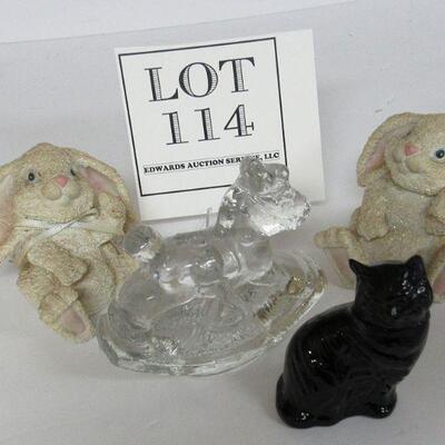 Misc Figures, Avon Cat, Horse Candle Holder