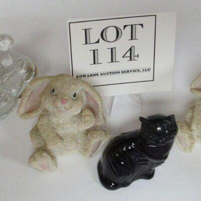 Misc Figures, Avon Cat, Horse Candle Holder