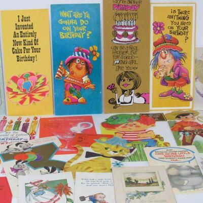 Lot of Used Greeting Cards, Postcards, StereoView Cards