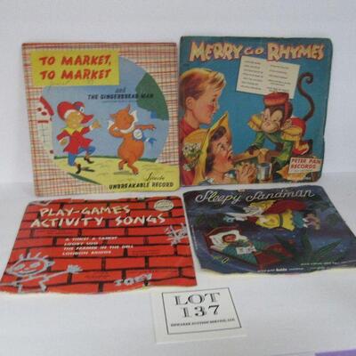 4 Vintage Childs Records