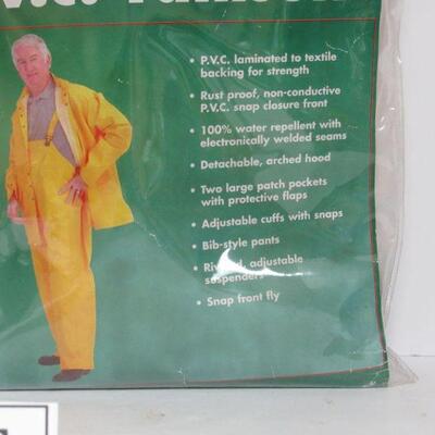 Large PVC Rainsuit In Orig Package Sz L