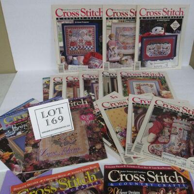 Lot of 18 Older Cross Stitch Magazines