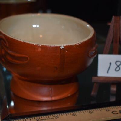 McCoy Pedestal  Oval Floraline Planter 