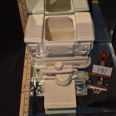 McCoy 1963-69 White Cookie Stove Jar 