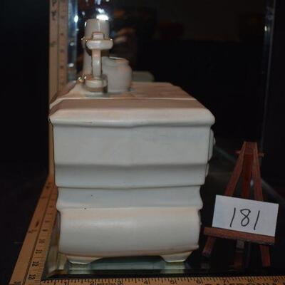 McCoy 1963-69 White Cookie Stove Jar 