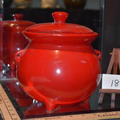 McCoy Red Bean Pot