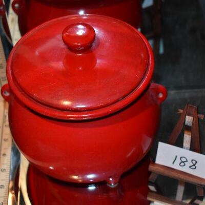 McCoy Red Bean Pot