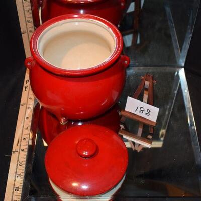 McCoy Red Bean Pot
