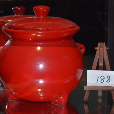 McCoy Red Bean Pot