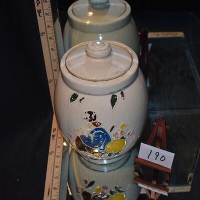 McCoy 1945 Dutchmen Cookie Jar w/Lid 