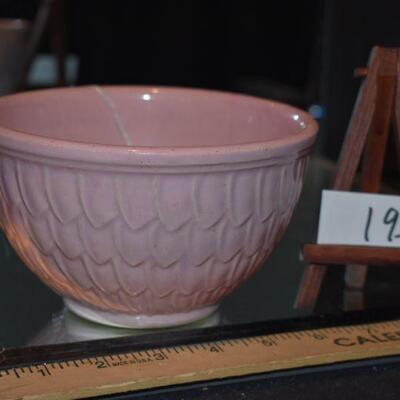 McCoy Pink Mixing Bowl 