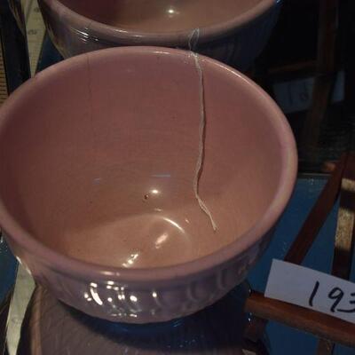 McCoy Pink Mixing Bowl 