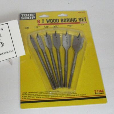 6 Piece Wood Boring Set