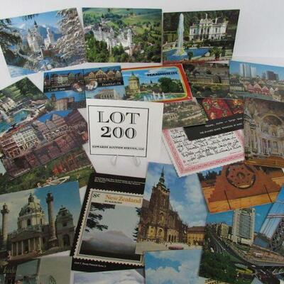 34 Foreign and Demestic Post Cards