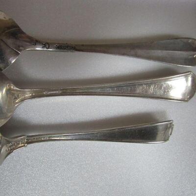 3 Antique Sterling Silver Spoons 