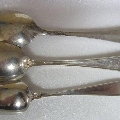 3 Antique Sterling Silver Spoons 