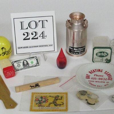 Small Advertising Pieces and Junk Drawer lot of Stuff