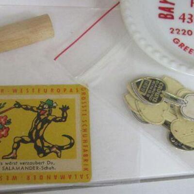 Small Advertising Pieces and Junk Drawer lot of Stuff