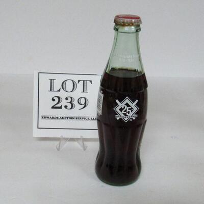 25th Anniversary Coca Cola Bottle