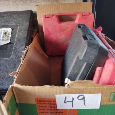 LOT 49 - 3 sets of bits w/ratchet driver