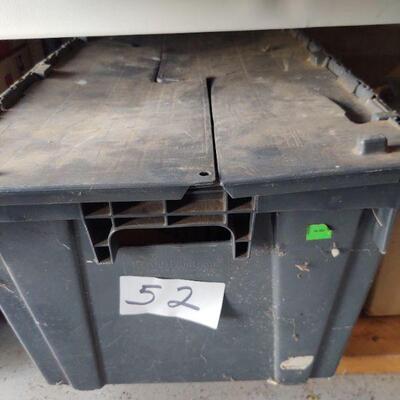 LOT 52 - Grouting tools, mixing tool, trowels, clamp, paper hanger, scraper, ratchet strap, etc. as shown