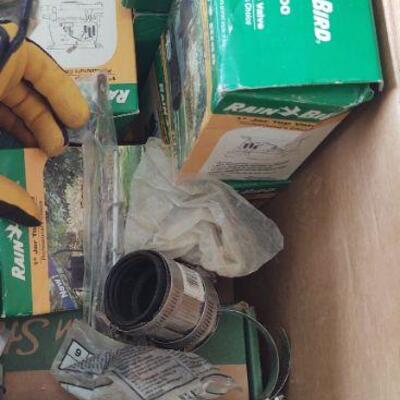 lot 59 - Lot of parts, including sprinkler system parts