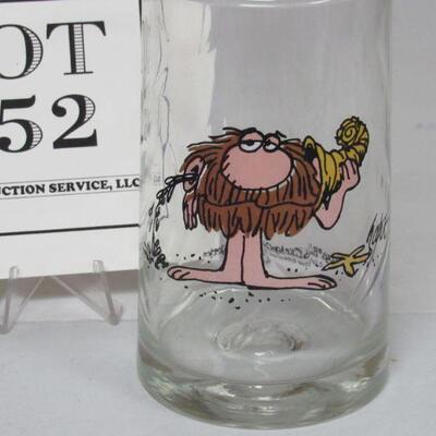 Cute BC Comics Glass Tumbler 1981 Ice Age