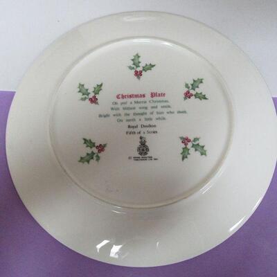 Christmas Lot 2 Angel Ornaments, S/P Set, 2 Nice Christmas Plates
