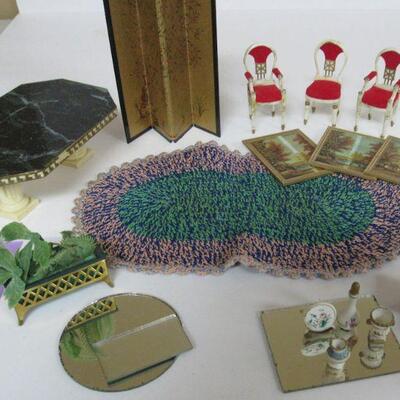 Lot of Vintage Ideal Childs Doll House Furnishings
