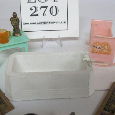 Mismatched Doll House Furnishings