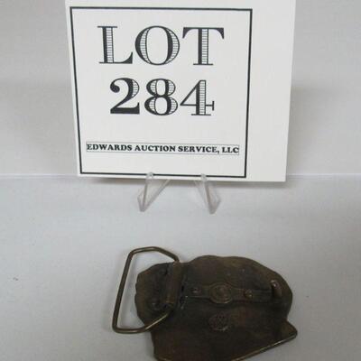 Older Brass Deer Belt Buckle