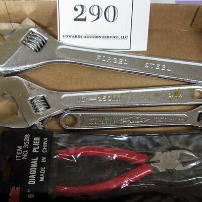 Crescent Wrenches, 12", 10" and6" Diamond 8