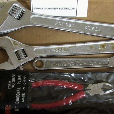 Crescent Wrenches, 12", 10" and6" Diamond 8