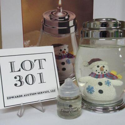 Snowman Lamplight 