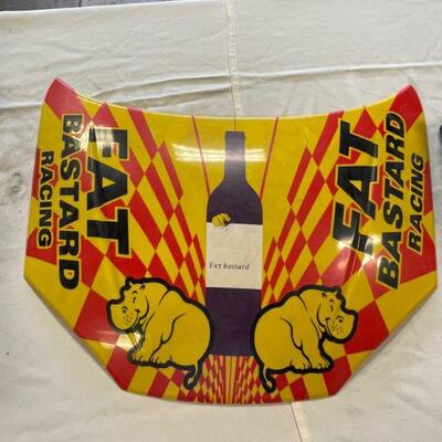 Fat Bastard Racing wall decor / mini hood