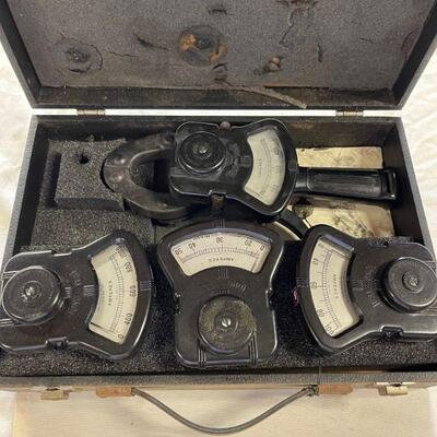 Vintage Columbia Amperes Tong test set