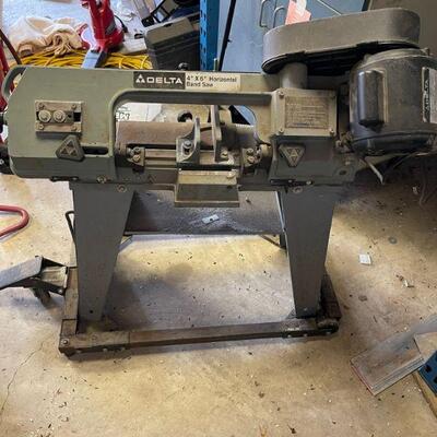 Delta 4" x 6" horizontal band saw 