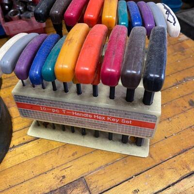 20pc T-handle hex key set 