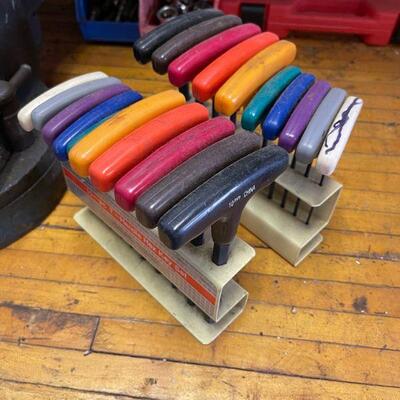 20pc T-handle hex key set 