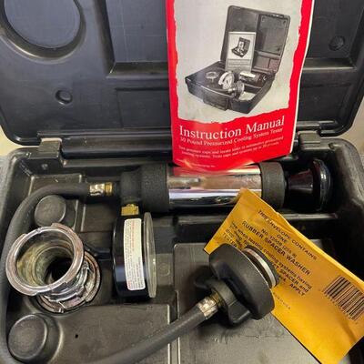 30 pound pressurized cooling tester / in hard case