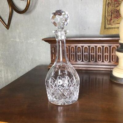 125 - 12" Tall Lovely Round Crystal Decanter 