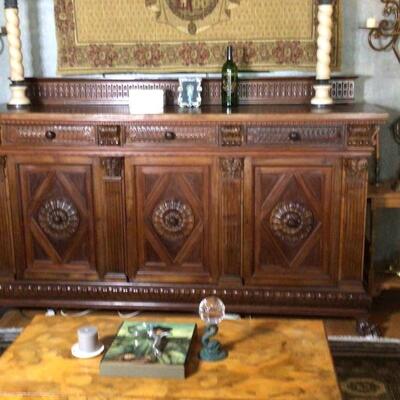132 - Custom Made English Buffet / Sideboard  - Mover Needed